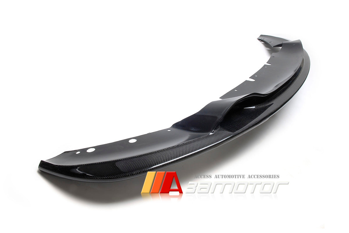 Carbon Fiber Front Bumper Lip Spoiler fit for 2014-2016 BMW F34 3-Series GT Pre-LCI M Sport