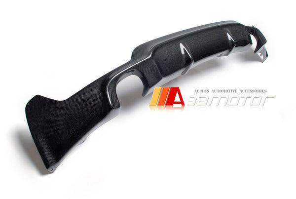 Carbon Fiber Rear Bumper Diffuser Dual fit for 2014-2019 BMW F32 / F33 4-Series M Sport