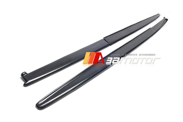 Carbon Fiber MP Side Skirt Extensions Set fit for 2012-2019 BMW F30 / F31 3-Series M Sport Package