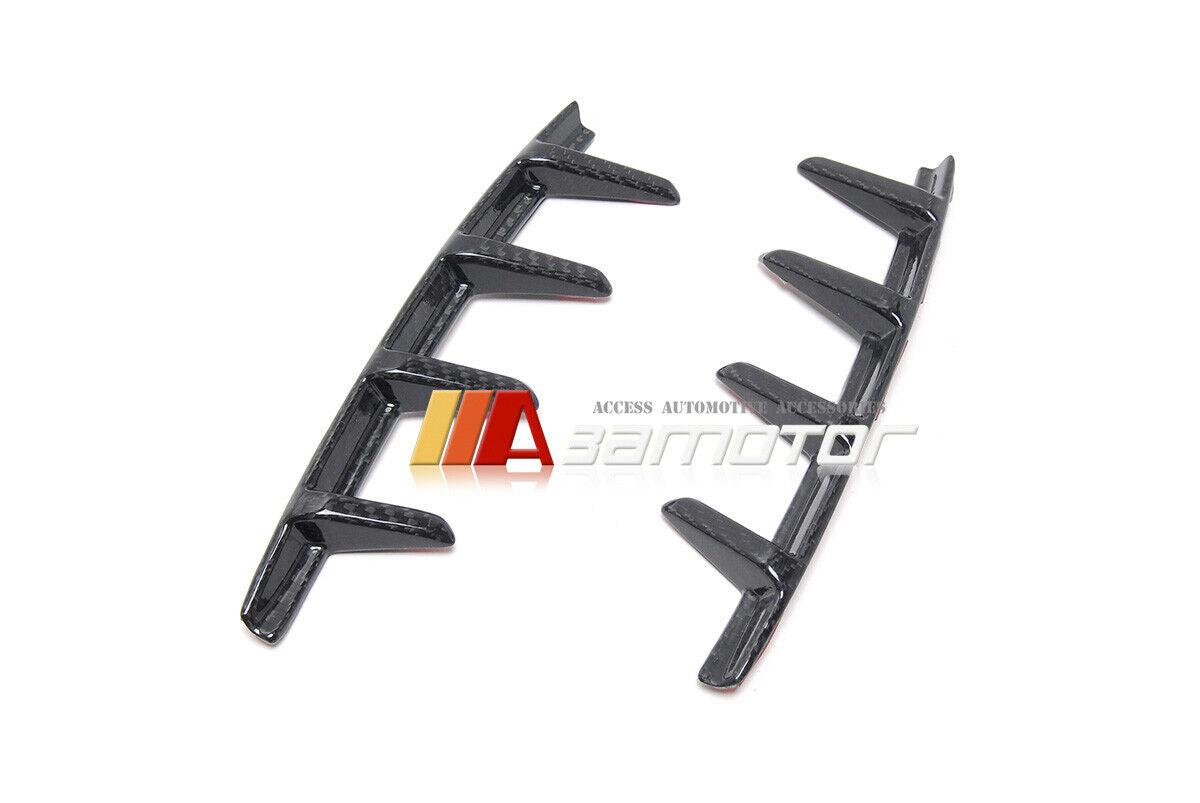 Dry Carbon Fiber Rear Duct Cover Trims Set fit for 2020-2023 Toyota GR Supra A90 A91