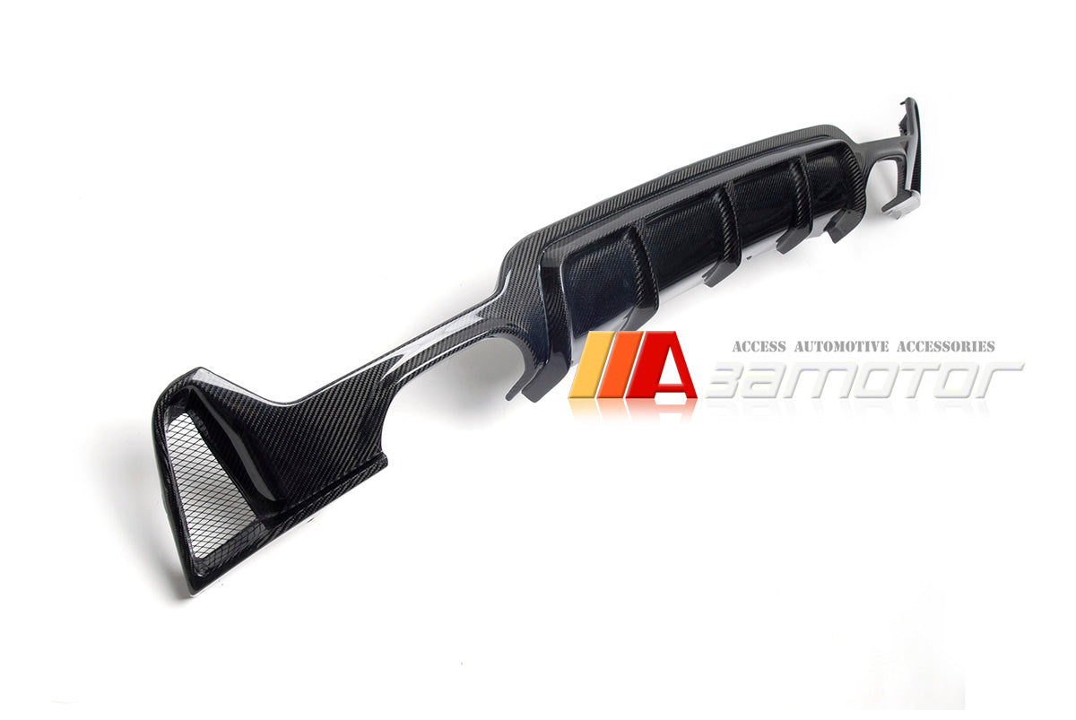 Carbon Fiber MP Rear Bumper Diffuser Quad fit for 2014-2019 BMW F32 / F33 / F36 4-Series M Sport