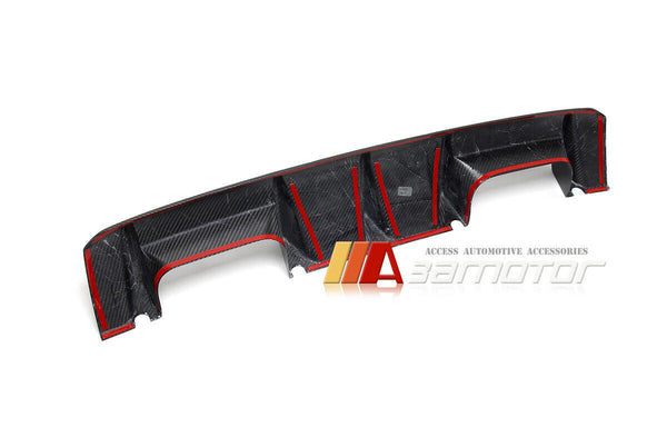 Dry Carbon Fiber Rear Bumper Diffuser Cover fit for 2021-2023 BMW G80 M3 / G82 G83 M4