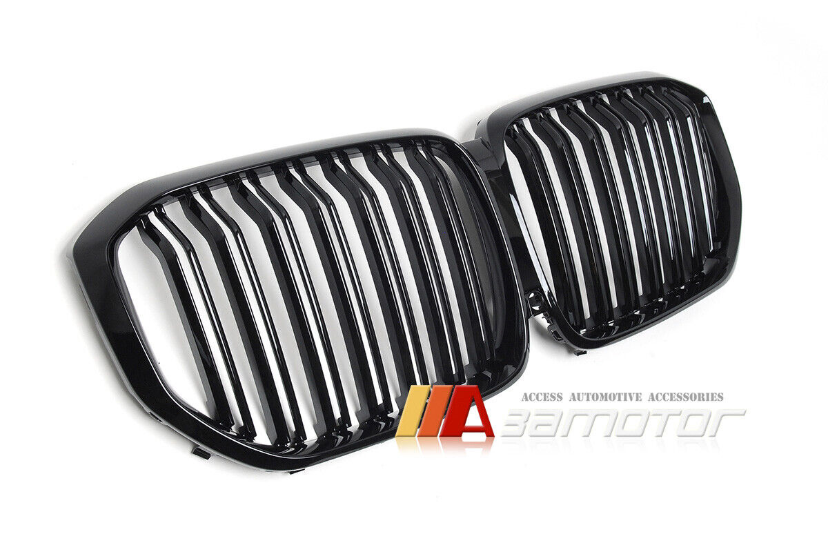 Gloss Black Dual Slat Style Front Grille fit for 2019-2022 BMW G05 X5 SUV
