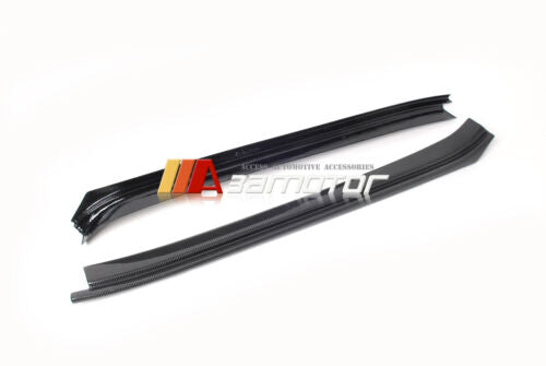 Carbon Fiber Door Sill Scuff Plate Insert Trim Set fit for 2020-2023 Toyota Supra GR A90 A91