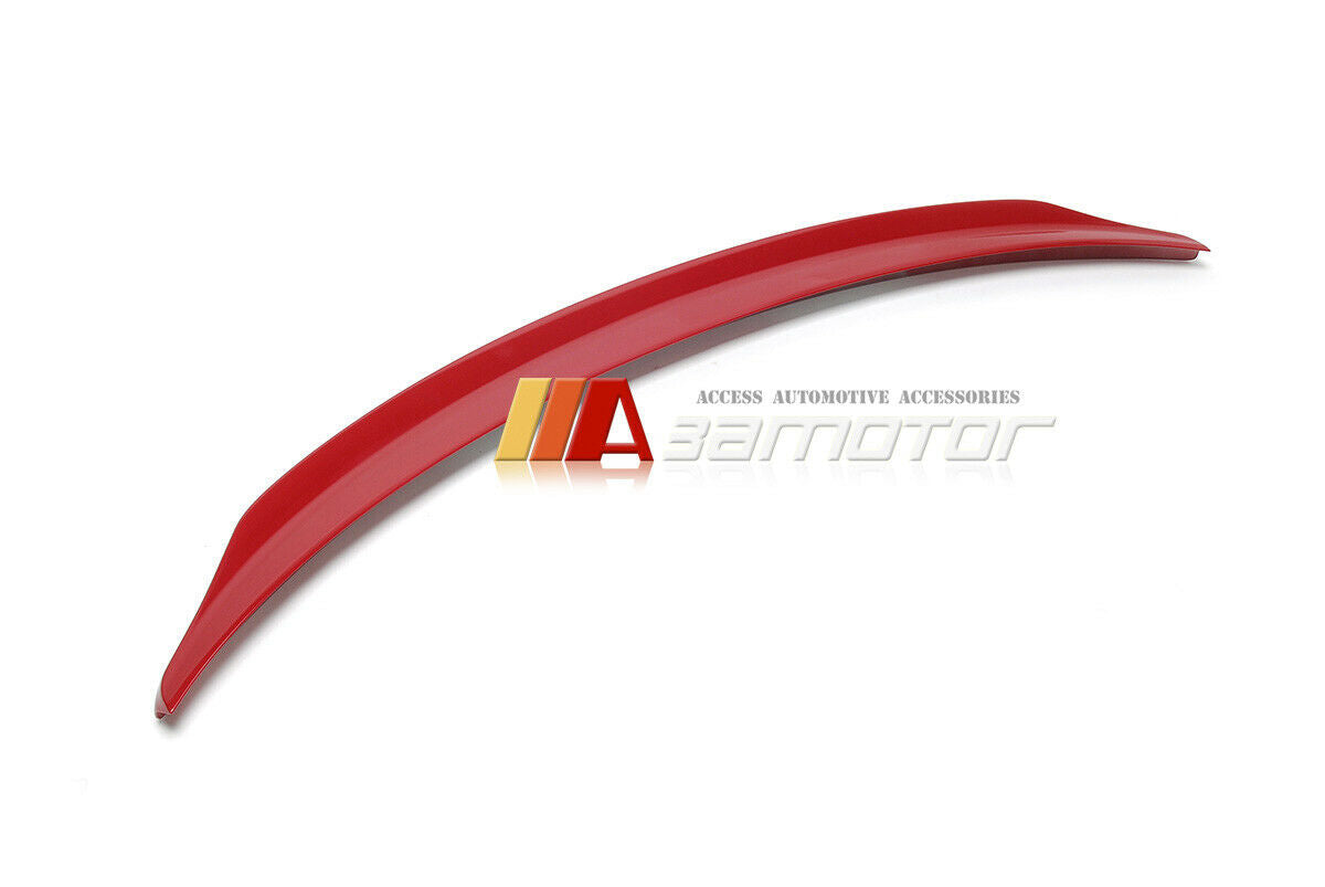 Duckbill Rear Trunk Spoiler Wing Sunset Red Metallic #PPMR fit for 2017-2023 Tesla Model 3