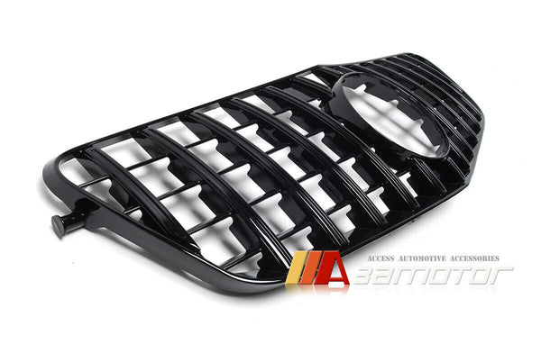 All Black GT Style Front Bumper Grille fit for 2009-2013 Mercedes W212 / S212 E-Class