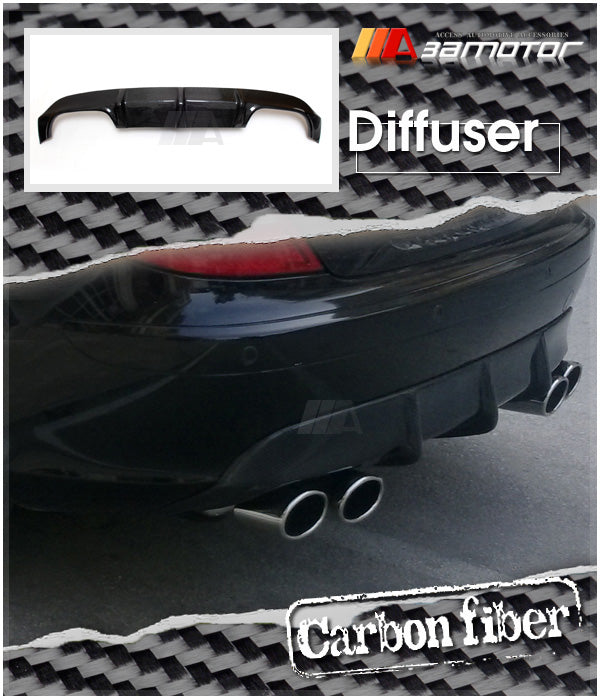 Carbon Fiber Rear Bumper Diffuser Quad fit for 2005-2008 Mercedes R171 SLK280 / SLK350