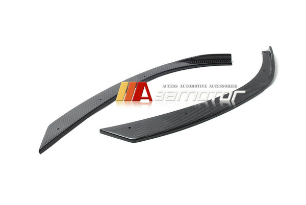 Carbon Fiber Front Lip Under Splitters Set fit for 2021-2023 BMW G22 / G23 4-Series M Sport