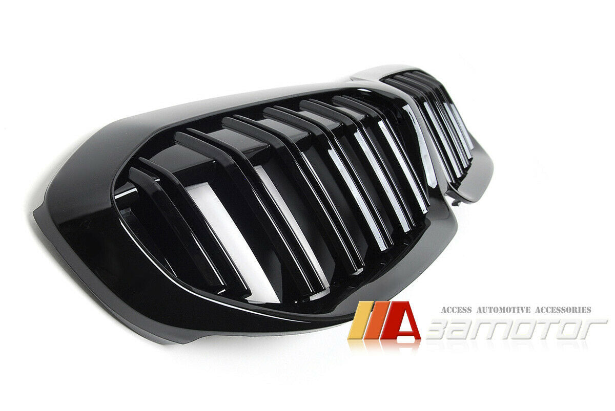 Gloss Black Dual Slat Front Grille fit for 2019-2022 BMW G20 / G21 3-Series