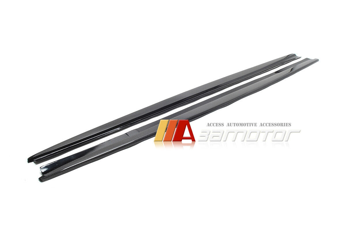 Carbon Fiber Side Skirt Extensions Set fit for 2012-2019 BMW F34 3-Series GT M Sport