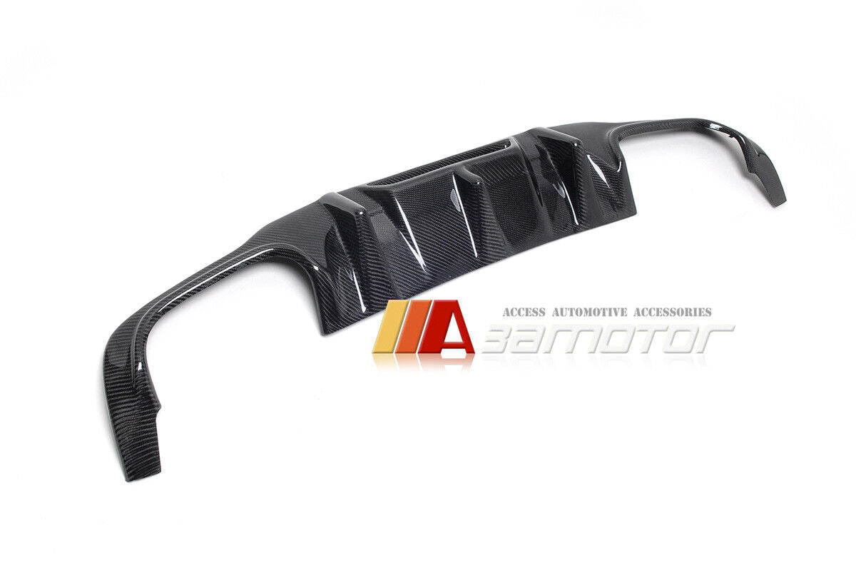Carbon Fiber V Rear Bumper Diffuser fit for 2012-2015 Mercedes W204 / C204 C63 AMG