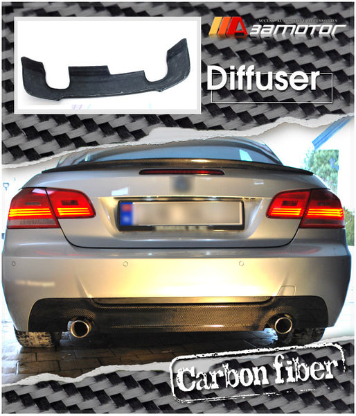 Carbon Fiber Rear Bumper Diffuser fit for 2011-2013 BMW E92 3-Series Coupe M Sport