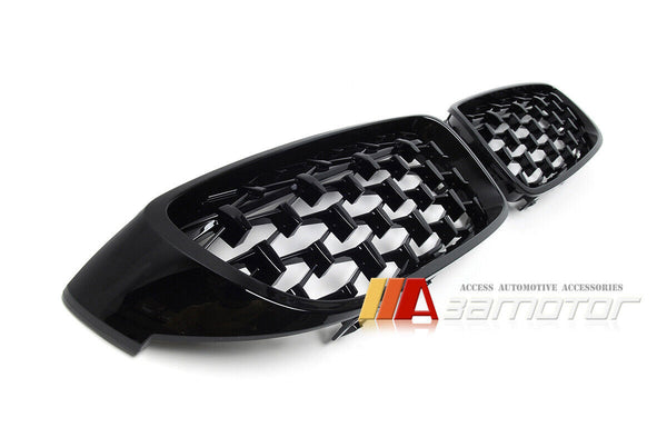 Gloss Black Diamond Style Front Grilles fit for 2014-2020 BMW F32 F33 F36 4-Series / F80 M3 / F82 M4