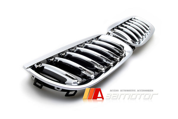 Front Chrome Kidney Grilles Backing Black fit for 2004-2006 BMW E83 Pre-LCI X3 SUV