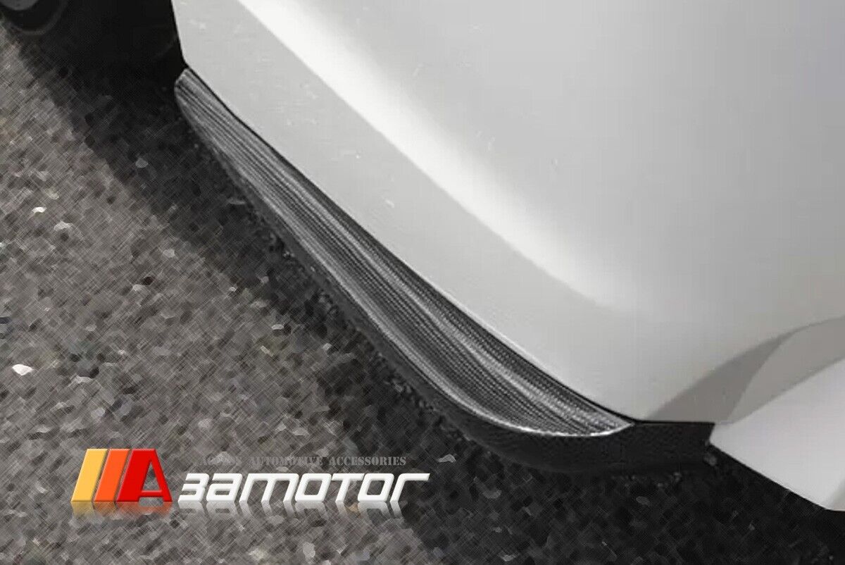 Carbon Fiber CS Rear Bumper Extensions Set fit for 2011-2014 Subaru Impreza WRX / WRX STI