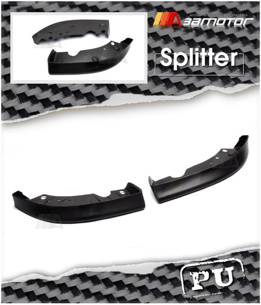 Unpainted Front Splitters Set fit for BMW E46 3-Series Coupe / Sedan M-TECH II Bumper