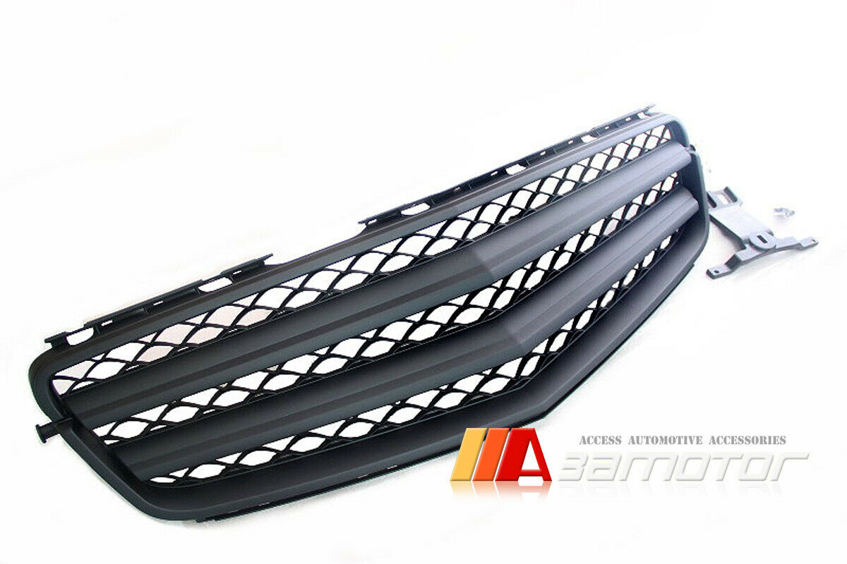 Matte Black Starless Front Grille fit for 2008-2014 Mercedes W204 / S204 C-Class