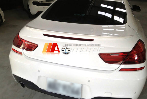 3AMOTOR Pre-Painted Rear Trunk Spoiler Wing M6 Style fit for 2012-2018 BMW F13 6-Series Coupe