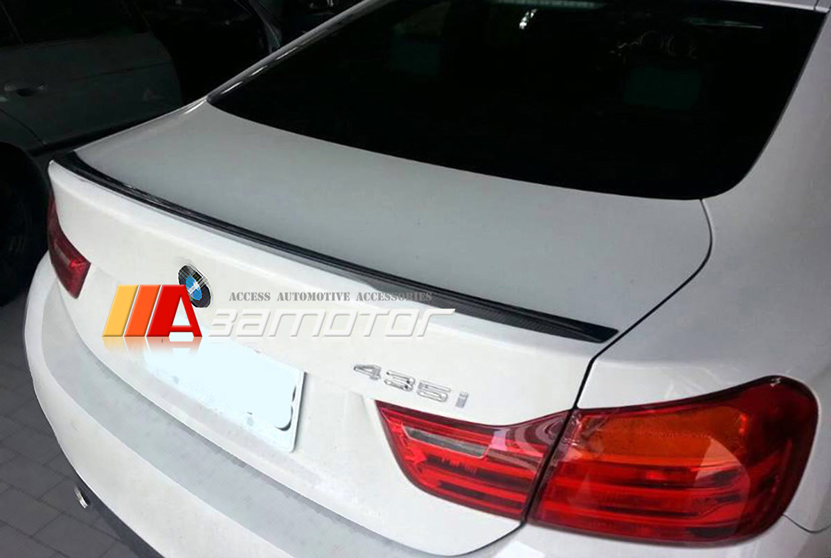 3AMOTOR Pre-Painted Rear Trunk Spoiler Wing MP Style fit for 2014-2020 BMW F32 4-Series Coupe