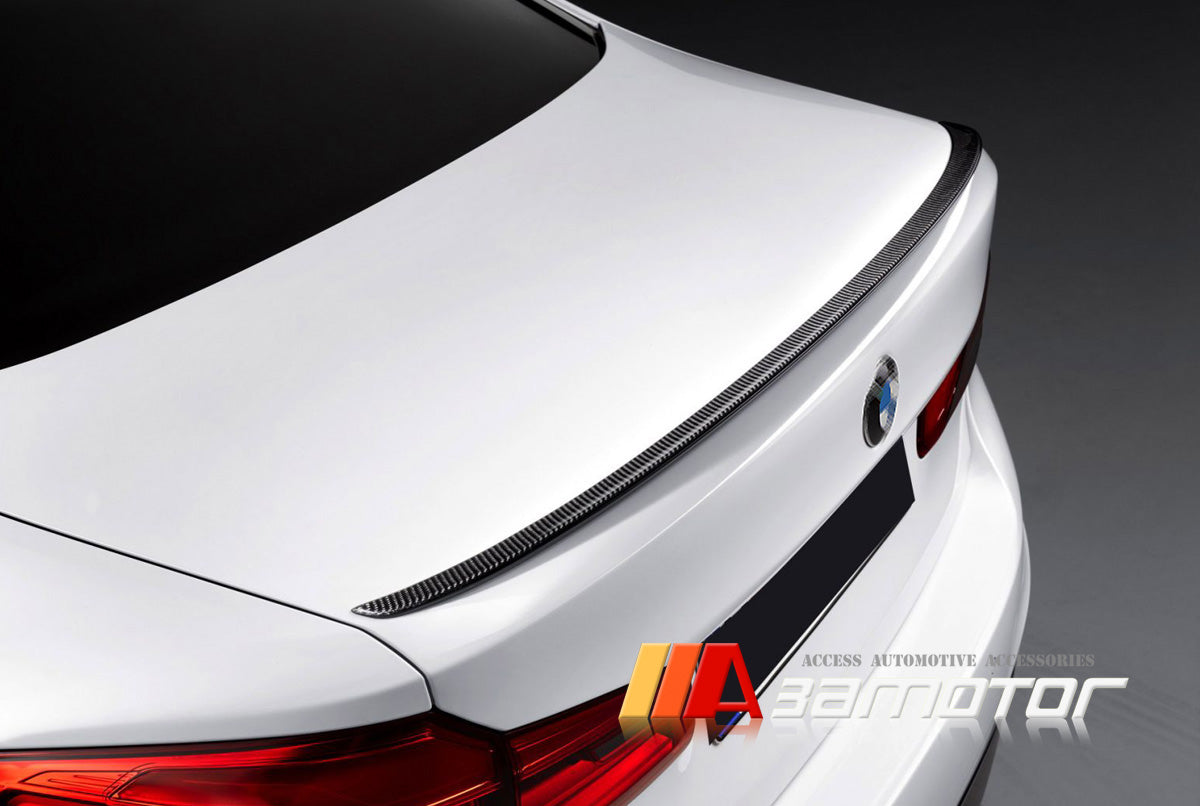 3AMOTOR Pre-Painted Rear Trunk Spoiler Wing M5 Style fit for  BMW 2017-2023 G30 5-Series Sedan / F90 M5