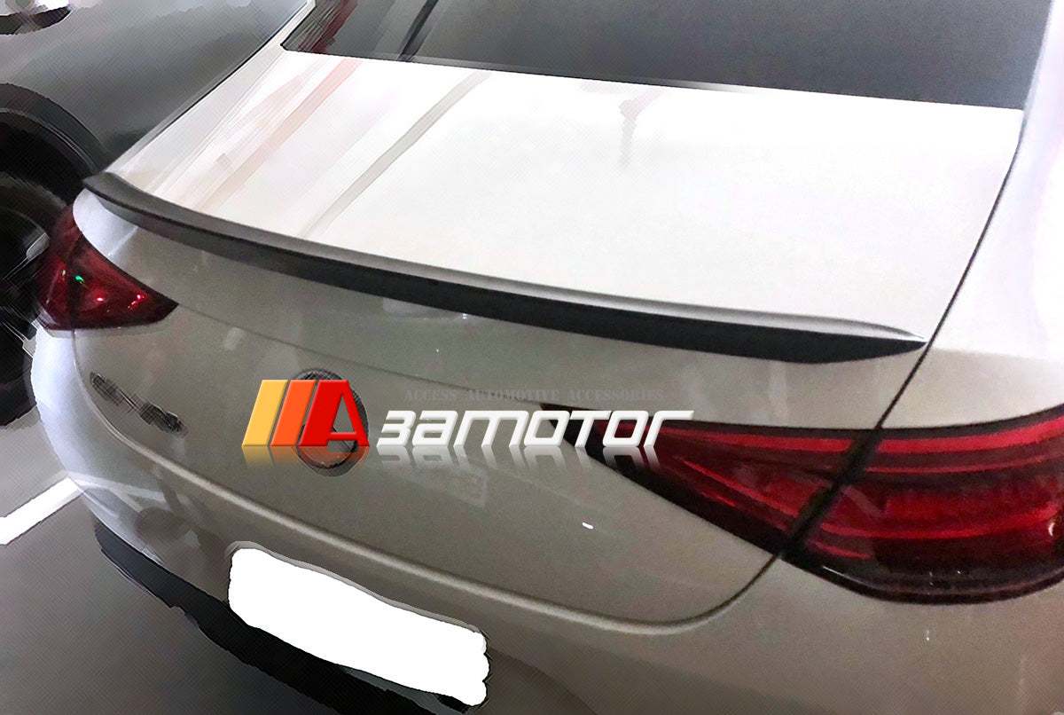 3AMOTOR Pre-Painted Rear Trunk Spoiler Wing AM Style fits 2019-2023 Mercedes C257 CLS-Class 4-Door Coupe
