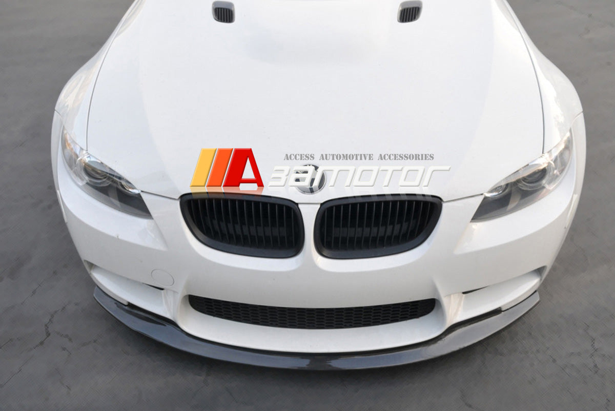 Carbon Fiber GTS Front Bumper Lip Spoiler 2 PCS fit for 2008-2013 BMW E90 M3 / E92 M3 / E93 M3
