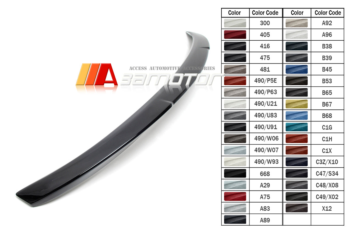 3AMOTOR Pre-Painted Rear Trunk Spoiler Wing M4 Style fit for 2015-2020 BMW F82 M4 Coupe