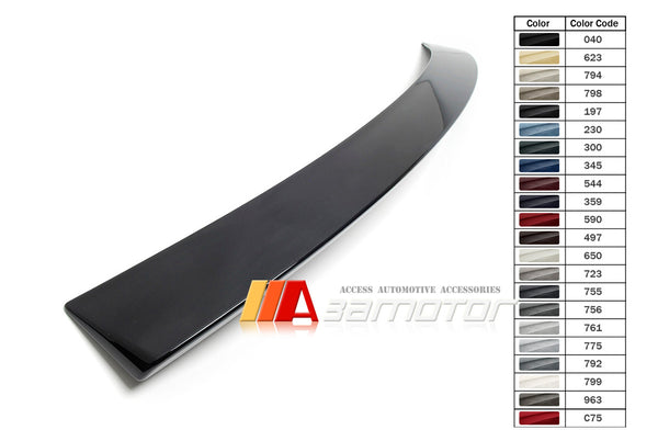 3AMOTOR Pre-Painted Roof Spoiler Wing OE style fit for 2008-2014 Mercedes W204 C-Class Sedan