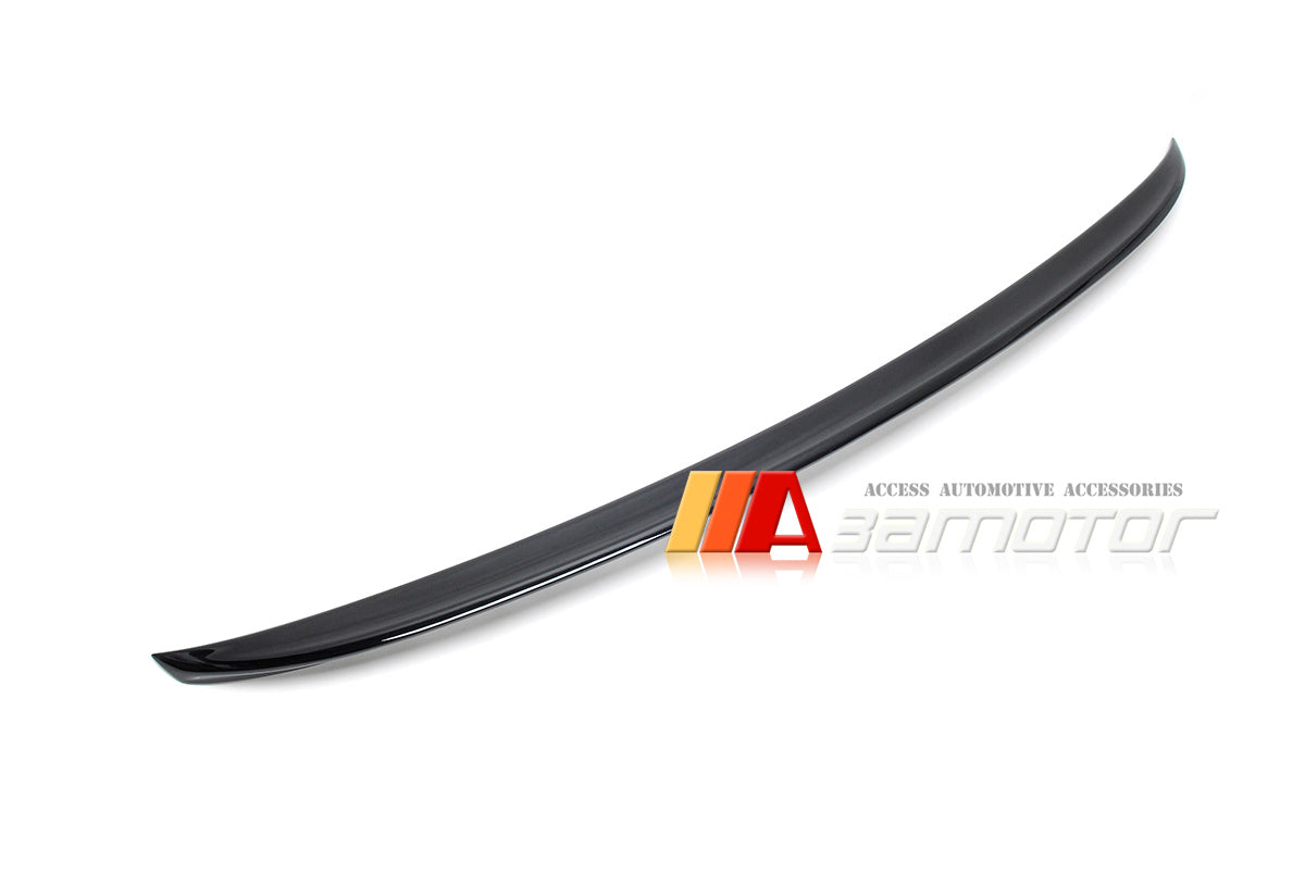 3AMOTOR Pre-Painted Rear Trunk Spoiler Wing AM Style fit for 2003-2011 Mercedes R230 SL-Class Coupe