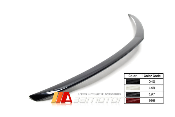 3AMOTOR Pre-Painted Rear Trunk Spoiler Wing AM Style fit for 2010-2017 Mercedes C207 E Class Coupe