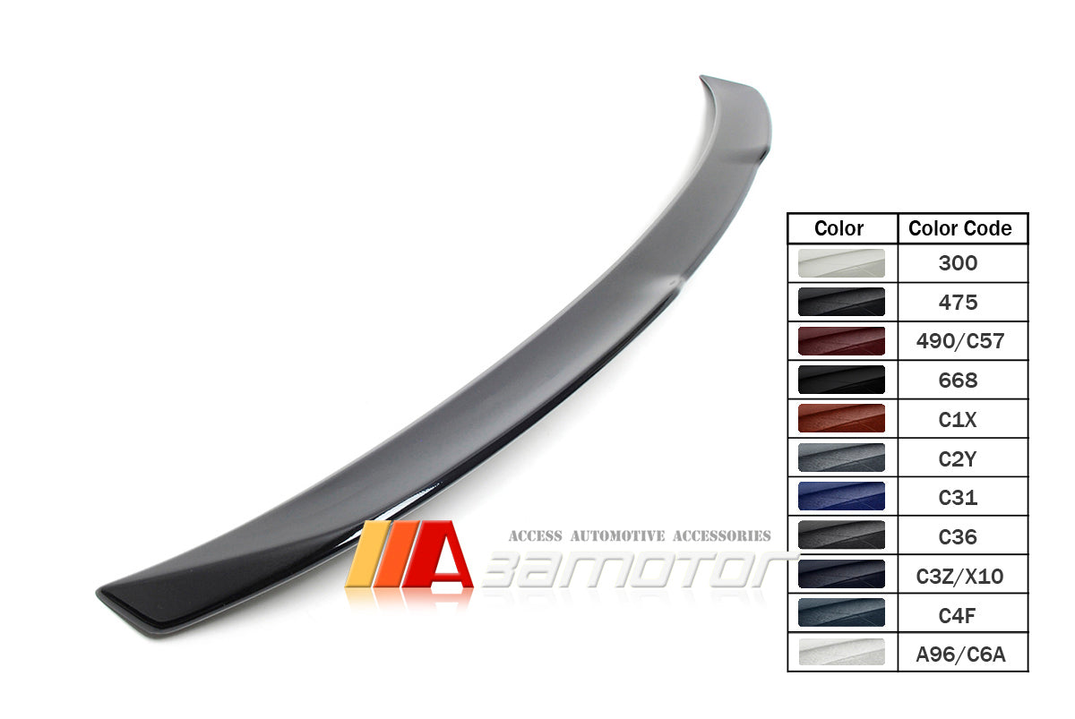 3AMOTOR Pre-Painted Rear Trunk Spoiler Wing MP Style fit for BMW 2021-2022 G22 4-Series Coupe G82 M4