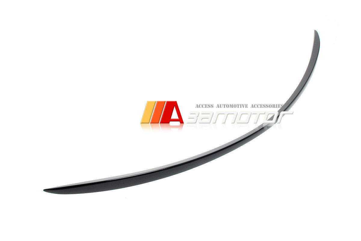 3AMOTOR Pre-Painted Rear Trunk Spoiler Wing C63 Style fit for 2015-2021 Mercedes W205 C-Class Sedan