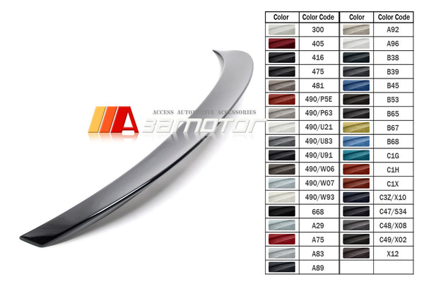 3AMOTOR Pre-Painted Rear Trunk Spoiler Wing MP Style fit for 2015-2020 BMW F82 M4 Coupe