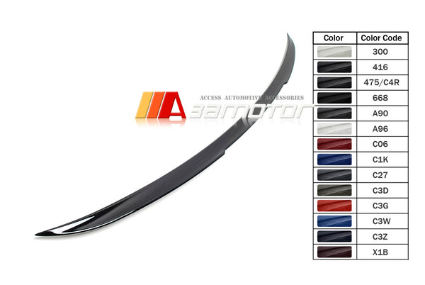 3AMOTOR Pre-Painted Rear Trunk Spoiler Wing MP Style fit for 2020-2023 BMW G06 X6 F96 X6M SUV