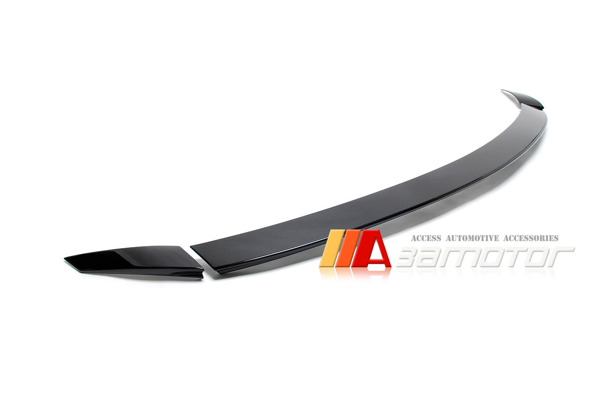 3AMOTOR Pre-Painted Rear Trunk Spoiler 3PC Style fit for  2008-2014 Mercedes W204 C-Class Sedan