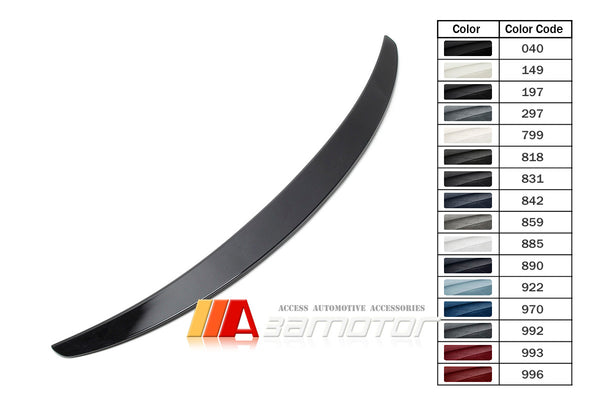3AMOTOR Pre-Painted Trunk Spoiler Wing AM Style fit for 2022-2024 Mercedes W206 C-Class Sedan