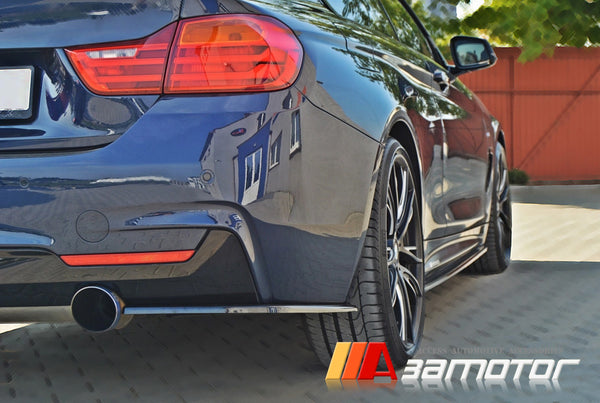 Carbon Fiber MP Rear Bumper Extensions Set fit for 2014-2019 BMW F32 / F33 / F36 4-Series M Sport